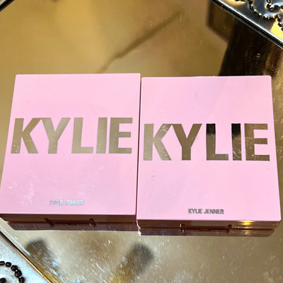Kylie Pressed Illuminating Powder Highlighter Queen Drip + Blush Kitten Baby