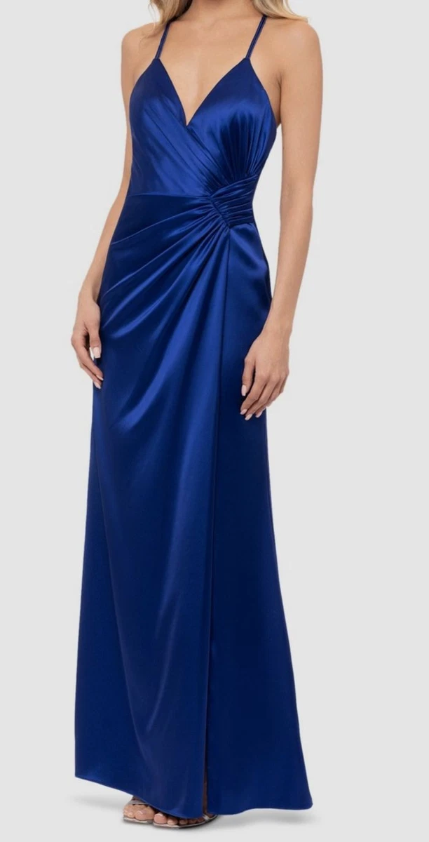 blondie nites blue prom dress Dresses for sale Mesh Lining