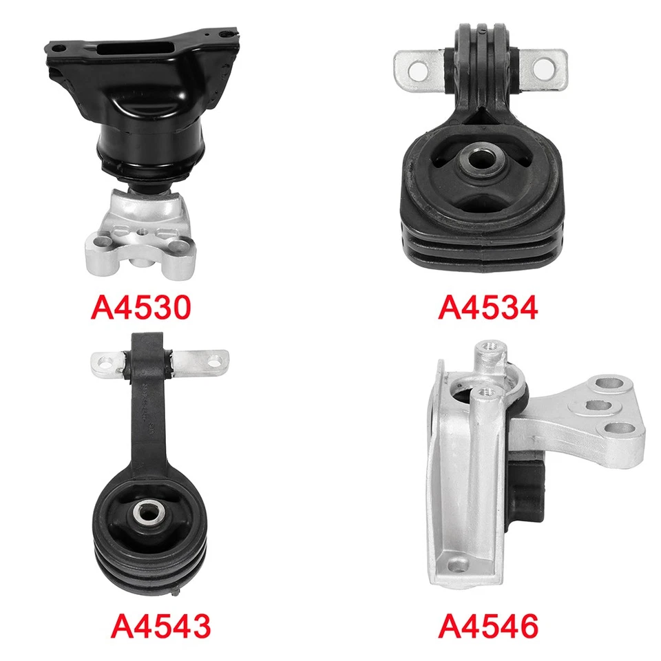 Комплект креплений двигателя и трансмиссии для 2006-2010 Honda Civic 1,8 л трансмиссия 4 шт. - Изображение 3 из 4