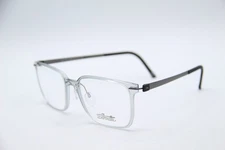 NEW SILHOUETTE SPX 2937 75 6560 CLEAR BLACK AUTHENTIC FRAMES EYEGLASSES 53-18