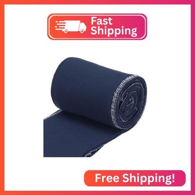 MECCANIXITY Elastic Cuffs Ribbed Trims 31.5'' x 2.8'' Cotton Fabric Knit Rib Stre