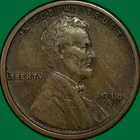 1918-S Lincoln Wheat Cent Choice Very Fine VF+/XF Coin #36791