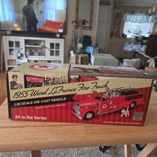 Texaco 1955 Ward LaFrance Fire Truck New in Original box Measures 11in Long 4in