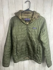 Patagonia Men’s Nano Puff Bivy Pullover Hooded Jacket XS Industrial Green