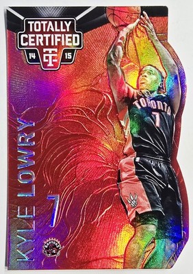 2014-2015 Panini Totally Certified Platinum Red Die-Cut #3 Kyle Lowry /135   