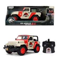 NEW Jada Toys Jurassic World RC Jeep Wrangler 1:16 Scale, Turbo Speed Remote Car