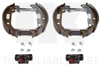 4X Bremsbacken Bremsbackensatz FüR Trommelbremse Hinten 441964201