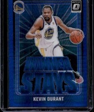 2024-25 Donruss Optic #5 Kevin Durant Winner Stays Hyper Blue #/175