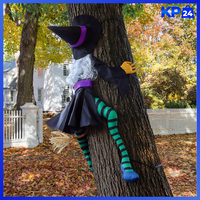 Halloween Deko Hexe Baum 160 Cm FüR Garten Terrasse Rasen HaustüR Spukhaus