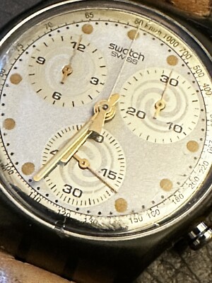 1992 Swatch Watch Chrono Sirio SCM101 for sale online | eBay display picture 2
