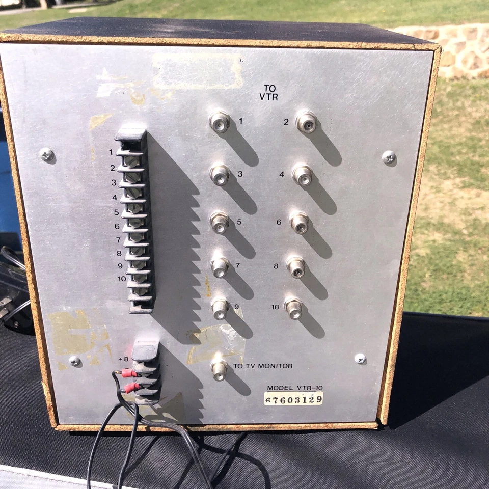 🔥 AMCO Electronics Of California Vintage Video Switcher Model VTR-10 Foto 4 de 4