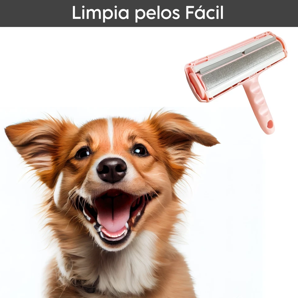 Cepillo quitapelos Mascotas para Perros y Gatos Removedor limpia pelusas - Imagen 3 de 4
