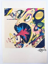 Takashi Murakami Original Vintage Art Print Lithograph Signed Limited COA