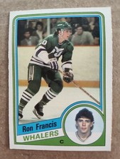 RON FRANCIS Hartford WHALERS 1984-85 O-PEE-CHEE (OPC) Hockey Card #70