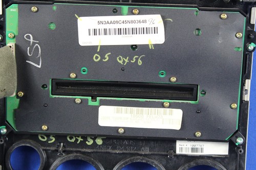 2005 Infiniti QX56 Radio Controls With Bezel And clock - Picture 12 of 15