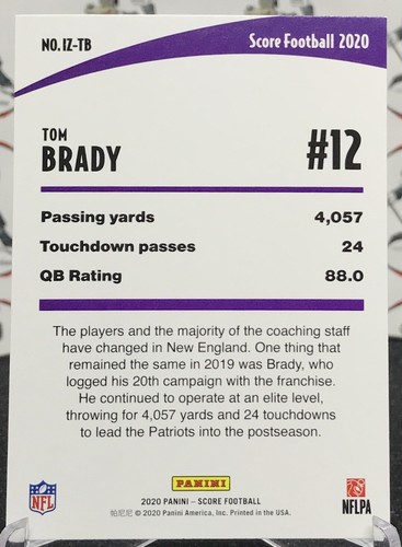 2016-2021 Tom Brady Collection Base Parallels Inserts Patriots Buccaneers A24 - Picture 109 of 155