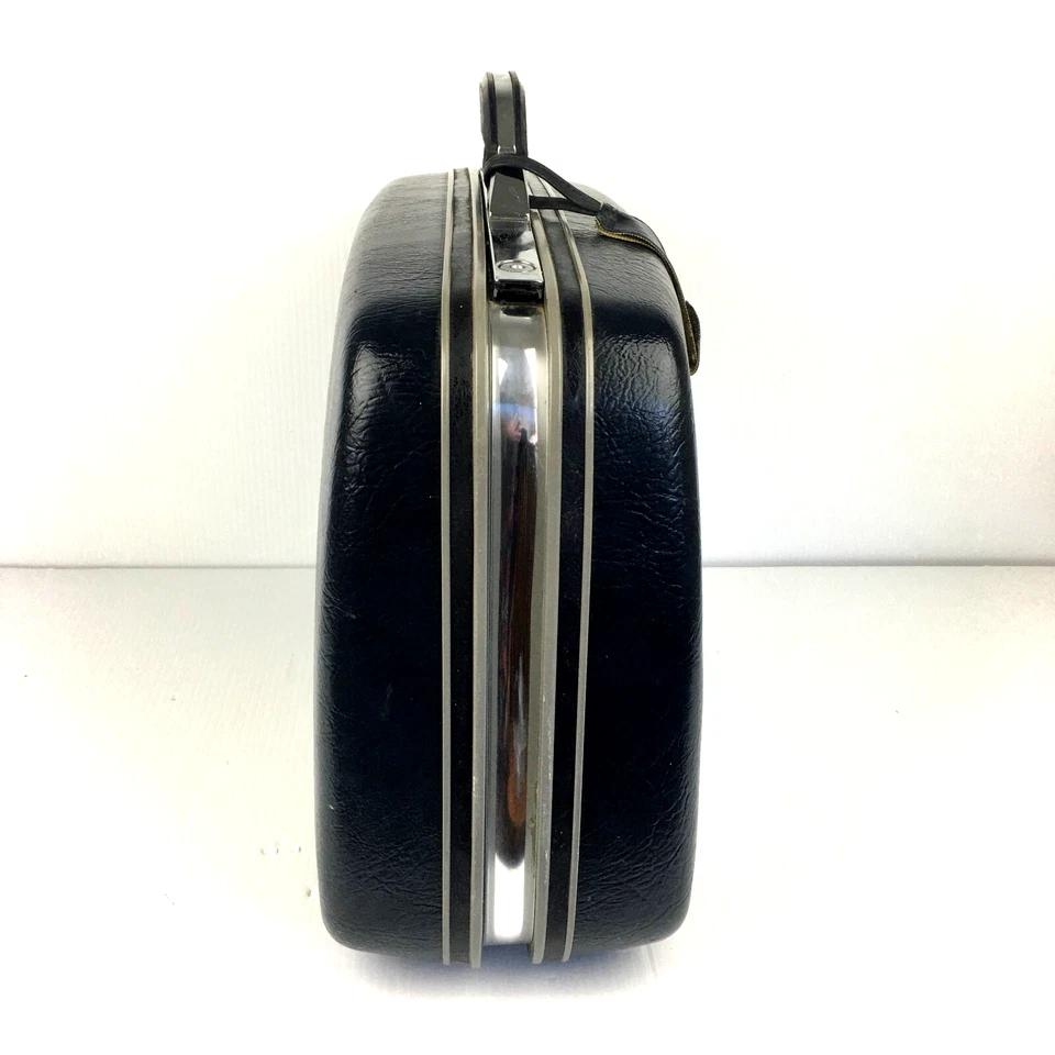 Maleta rígida retro Samsonite Profile II azul marino 20X14" ¡BELLEZA! Weekender Foto 4 de 4