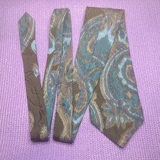 Vintage Men's Neck Tie Je Suis Abstract Design MADE IN USA VTG