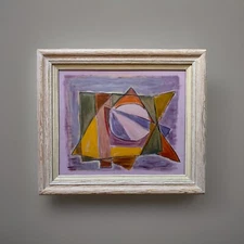 LISTED ARTIST painting ABSTRACT modernist EXPRESSIONISM Dr. Benjamin Gross