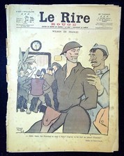 Journal Der Rire Rot, Ausgabe De Guerre Nr. 211 Des 30/11/1918 (Wilson IN