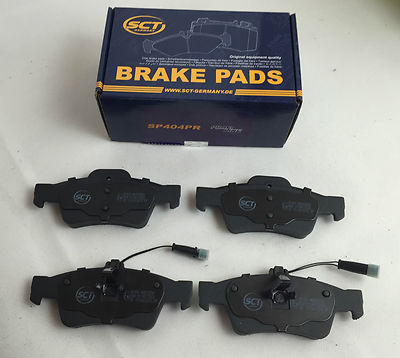 SCT GERMANY PROFESSIONAL LINE BRAKE PAD SET + REAR WARNING CONTACT W211 S211 W212 S212 