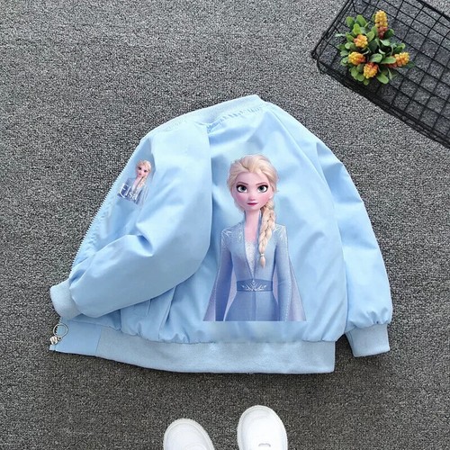 2025 Elsa Kinder Mädchen Baseball Uniform Elsa Prinzessin Top Jacke Windbreaker - Bild 15 von 18