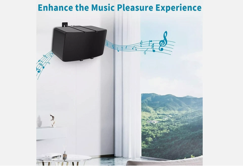 Altavoz Montaje en Pared Sonos Five & Play 5 Gen 2, Soporte Ajustable Inclinable y Giratorio Foto 3 de 4