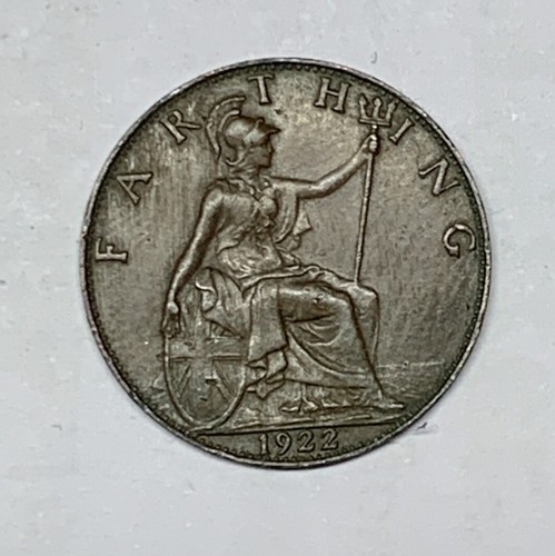 1922 FARTHING COIN - KING GEORGE V