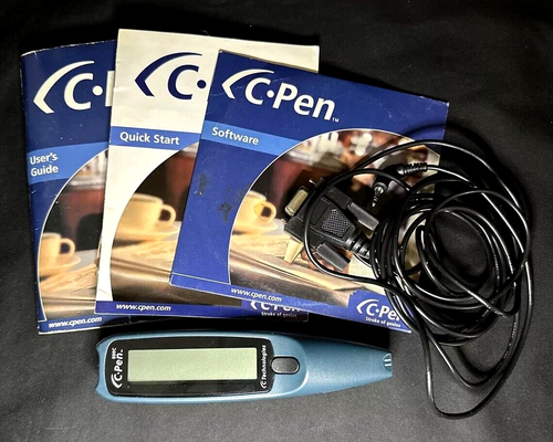 C Pen 600C Handheld Scan & Store Reader Address Memory Dyslexia Aid VTG w/Box - 第 1/14 張圖片