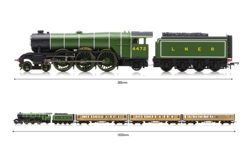 Hornby R1255M "FLYING SCOTSMAN" Train set - OO Gauge - Picture 8 of 13