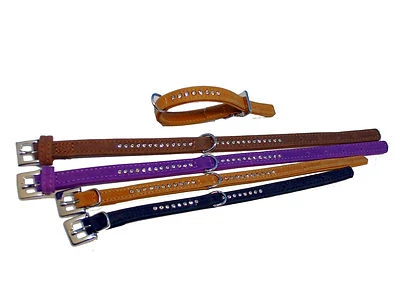 Karlie Buffalo einreihig Strass Halsband 18-40 cm XS - S verschiedene Farben