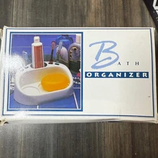 Vintage New Old Stock Bath Organizer Soap Toothbrush Holder Bathroom Storage