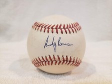 VINTAGE Andy Benes AUTO'D OAL (Brown) Baseball, Seattle Mariners, VERY NICE!