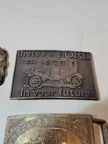 Gürtelschnallen Henry Ford Model T Portland Swapnm goldfarbenes Metall 5 Stück - Bild 4 von 11