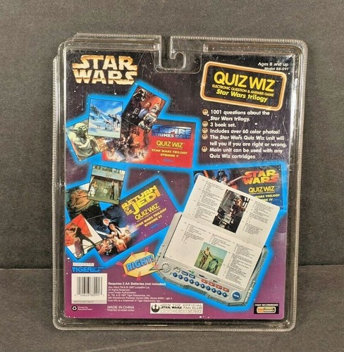 BRAND NEW TIGER ELECTRONICS STAR WARS TRILOGY QUIZ WIZ TRIVIA HANDHELD GAME - Picture 4 of 4