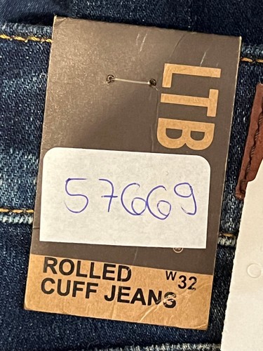 57669 Damen Hose Jeans LTB Ilerya 50530 Low Rise | Rolled Cuff Gr. 32 dunkelblau - Bild 5 von 6