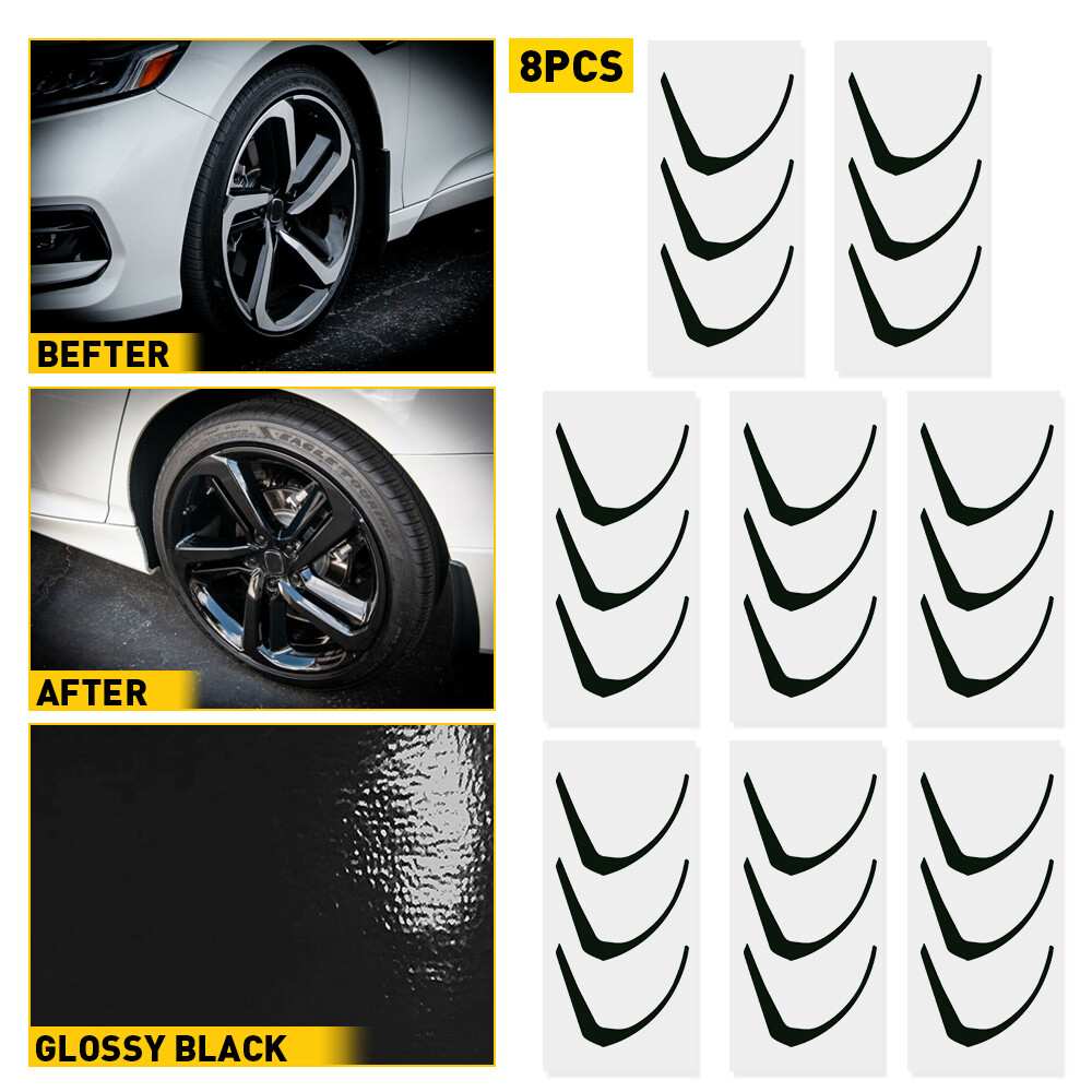 Chrome Delete Blackout Overlay for 2018-22 Honda Accord Sport Wheel Rim Stickers