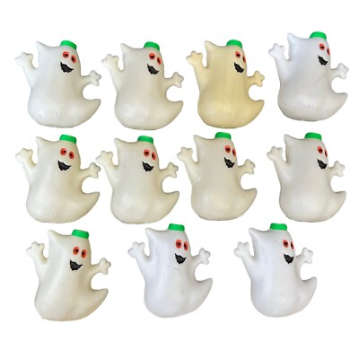 VTG Hallmark Boo Blinkers Halloween Ghosts String Light Covers Only 11 Count