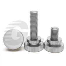 M3 M4 M5 M6 M8 Stainless Steel High Knurled Thumb Screws Hand Grip Knob Bolts