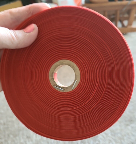 Large Spool Red Grosgrain Ribbon Ribbed 1/2 Inch Wide Craft Sewing Doll Clothes - Picture 4 of 4