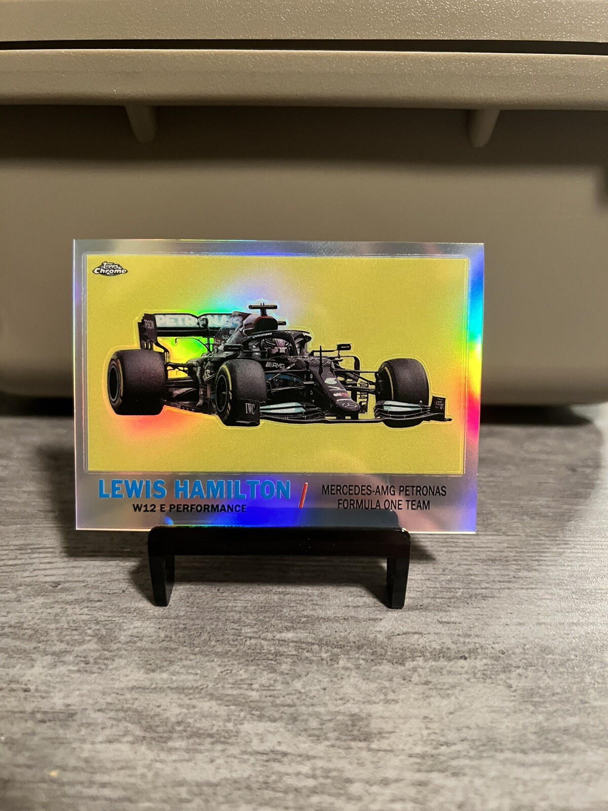 2021 Topps Chrome Formula 1 F1 Lewis Hamilton Refractor #T61-LH