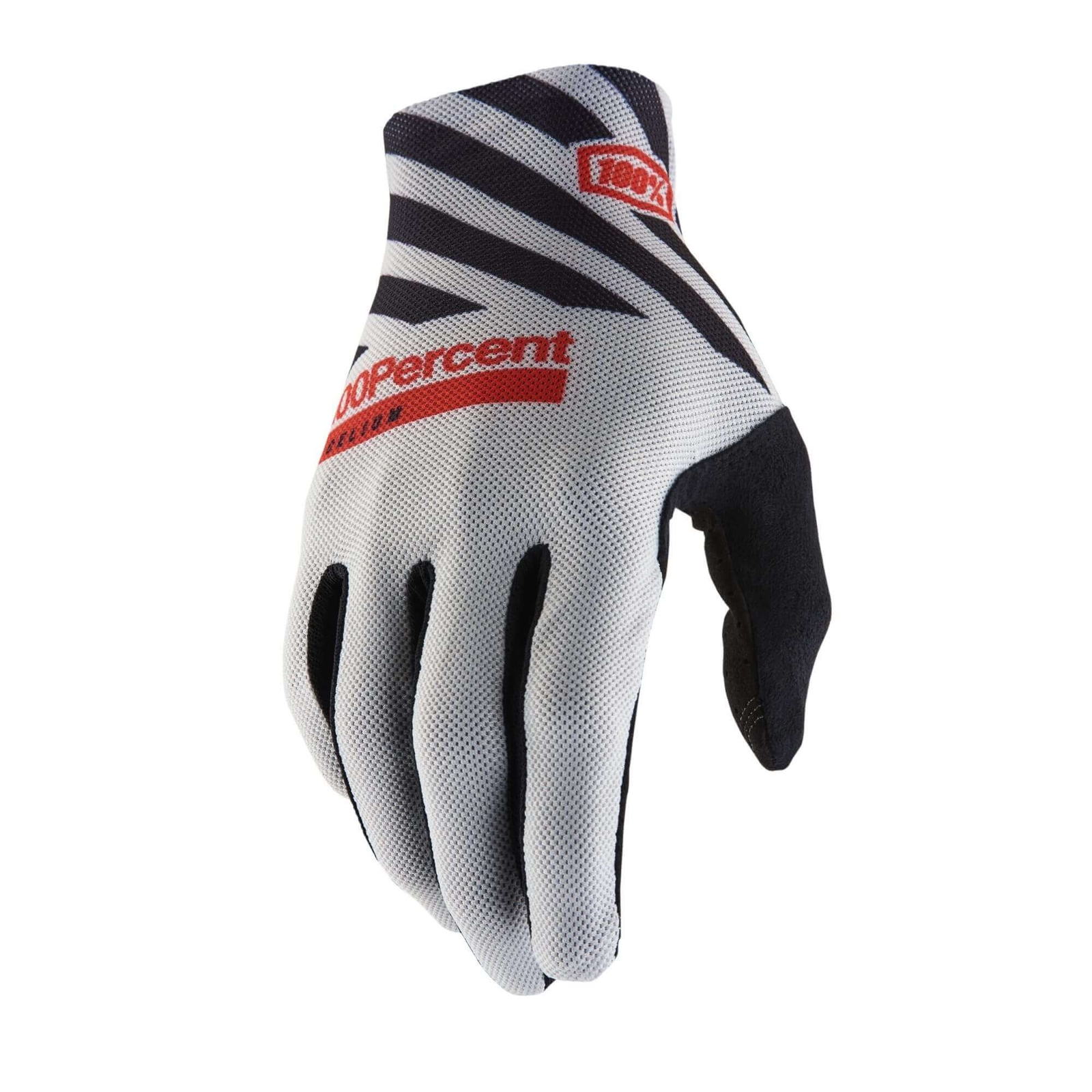 100% GUANTES Celium Gloves, Guanti Unisex Adulto M Grey