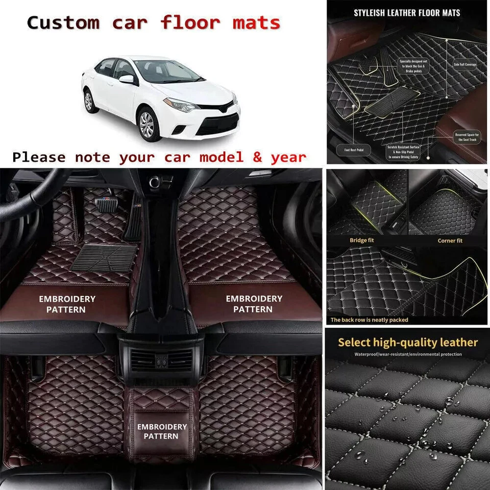 Fit 梅赛德斯-奔驰 1998 - 2025 全型号防水豪华地毯汽车脚垫 — 第 4/4 张图片