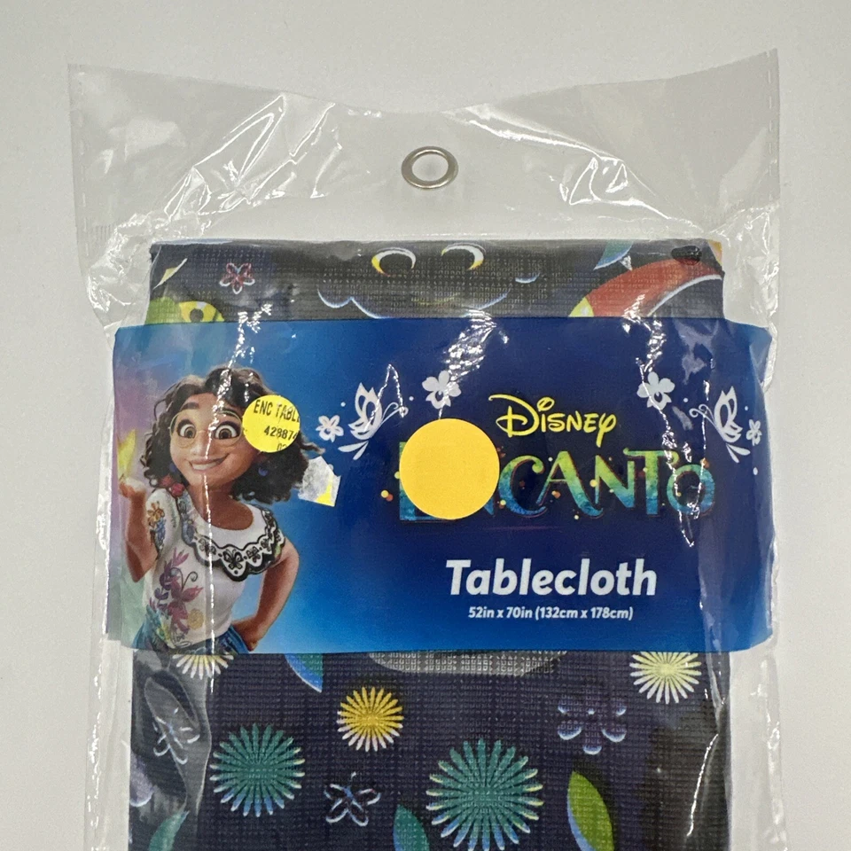 Nuevo Mantel Disney Encanto PEVA Plástico (Limpiar) 52 X 70 Suministros para Fiesta Foto 3 de 4