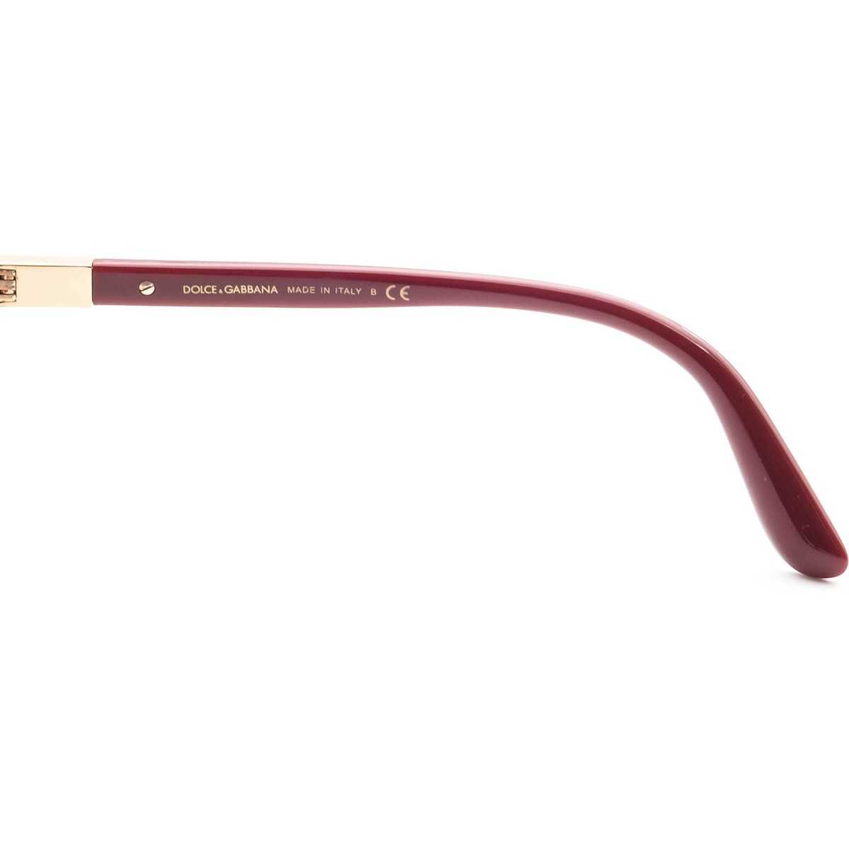 DOLCE & GABANNA Women\'s Burgundy Cat-Eye Optical Glasses Dolce & Gabbana Glasses DG3347 3091 main image 3