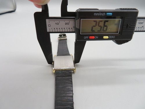VTG Seiko Tank Watch Men 25mm Gold Tone Rectangle 7431-5190 New Battery Works - Picture 19 of 19