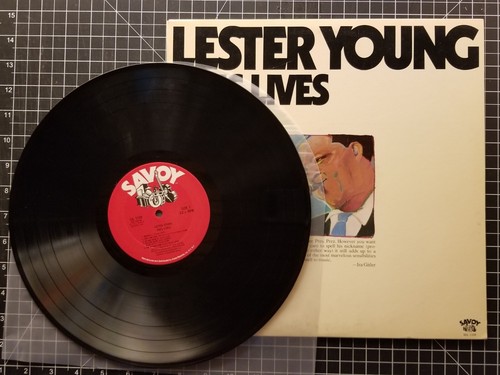 LESTER YOUNG Pres Lives! LP 1977 VG+/VG+ THE SAVOY SESSIONS Jesse Drakes JAZZ - Picture 2 of 4