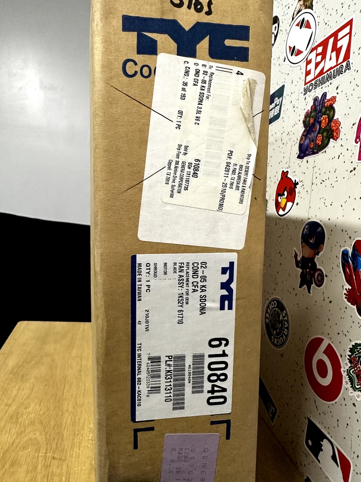 Condenser Cooling Fan Assy for Kia Sedona 02-05 3.5L 610840 — 第 3/4 张图片