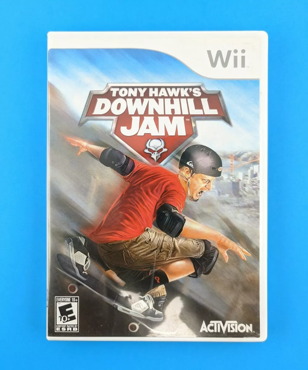 Tony Hawk's: Downhill Jam (Nintendo Wii, 2006) Disc with Manual