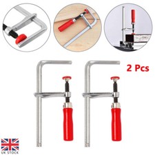 Worktop Guide Rail Clamps Track F Clamps T-Bar Pair - Fits Makita Festool Rails